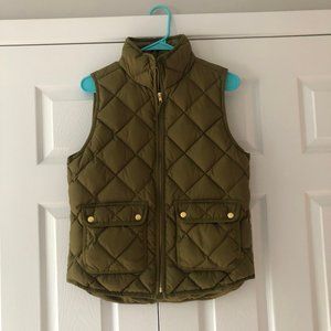 J Crew Women's Excursion Quilted Down Puffer Vest